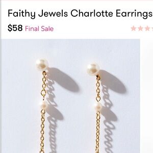 Show Me Your Mumu - Faithy Jewels Gold and Pearl Charlotte Earrings